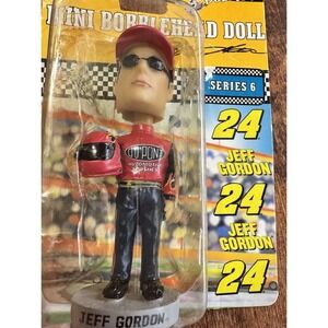 Jeff Gordon Nascar Hand Painted Bobble Dobbles Mini Bobble Head